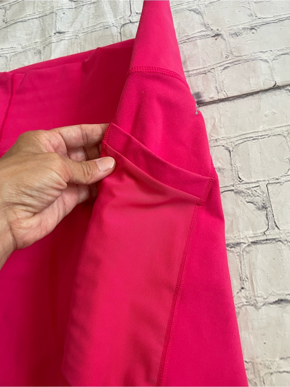 Fabletics Hot Pink Powerhold Athletic Shorts - Picture 4 of 8